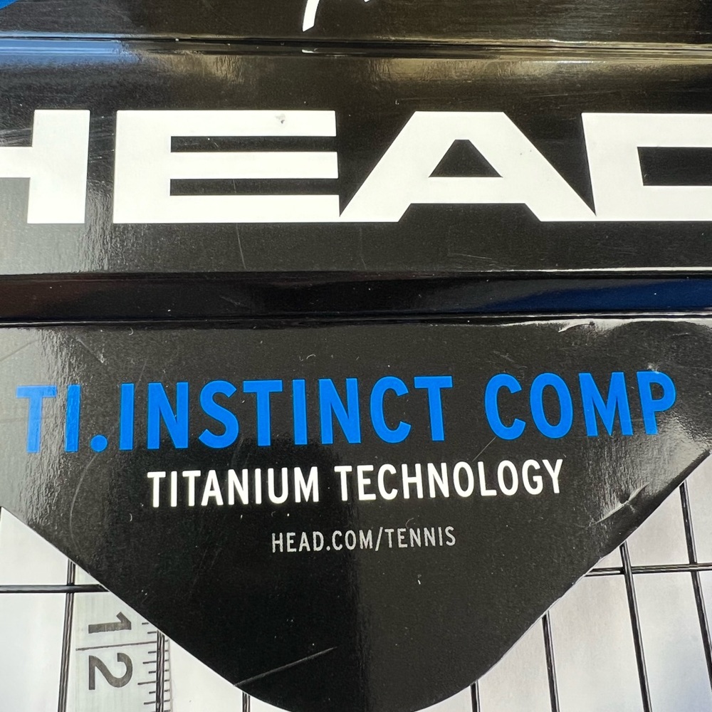 HEAD  Ti. Instinct Comp Tennis Racquet Grip Size 4 1/4-2  Blue - Picture 10 of 11